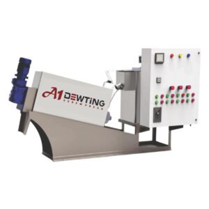 Sludge De – Watering Machine With Multi Disk Screw Press